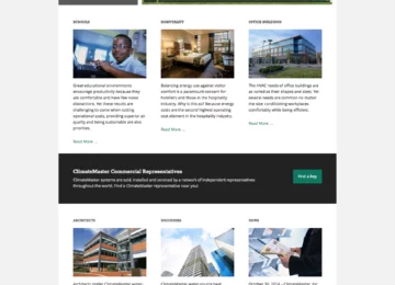 ClimateMaster Commercial Homepage